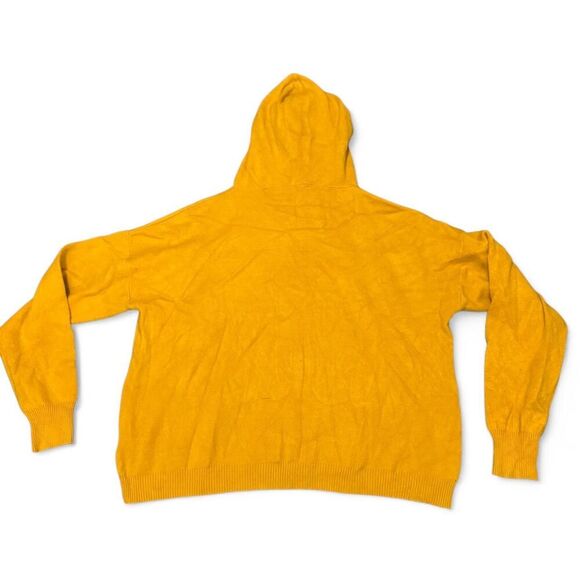 Philosophy Republic Clothing Women’s XL Gold Yellow Hooded Sweater Pullover Knit - Picture 2 of 5